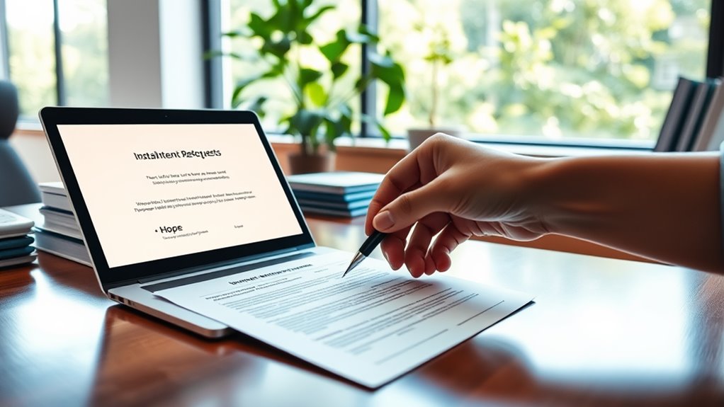 instalment request application procedure